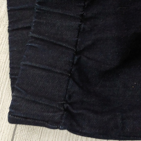 Soft Surroundings Pull-on Dark Blue Denim Jeans Medium - Picture 4 of 8